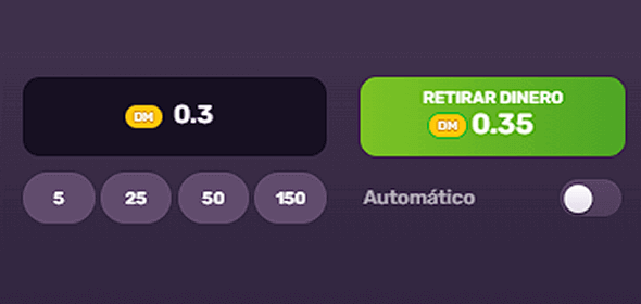 Decide cuándo retirar tu apuesta Decide cuándo retirar tu apuesta