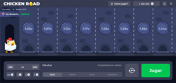 Chicken Road en 1xSlots