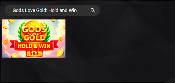 Encuentra Gods Love Gold: Hold and Win en el catálogo
