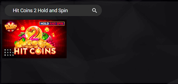 Encuentra Hit Coins 2 Hold and Spin en el catálogo