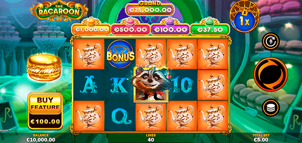 The Racaroon en 1xSlots